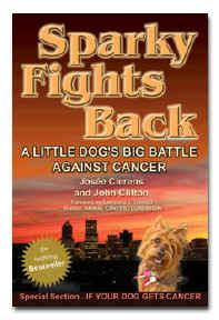 The award-finalist book "Sparky Fights Back"